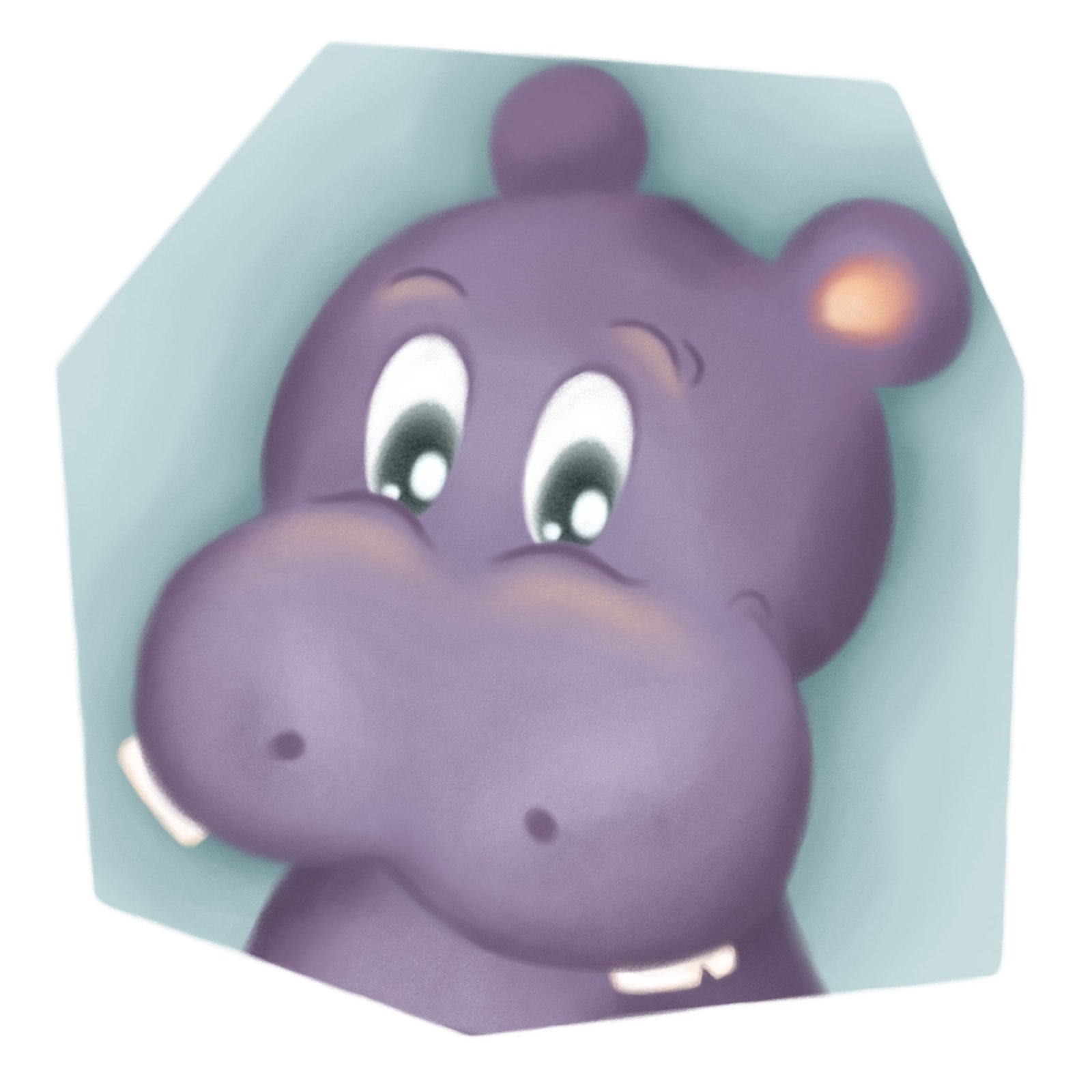 Παιδικό εικονογραφημένο βιβλίο Μάρλο το μικρό Ιπποποταμάκι - δείγμα με ζώα